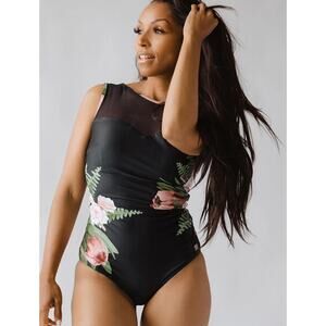 Albion The Maria One Piece in Carolina Floral Swim Beach Bathing Suit Size XXL